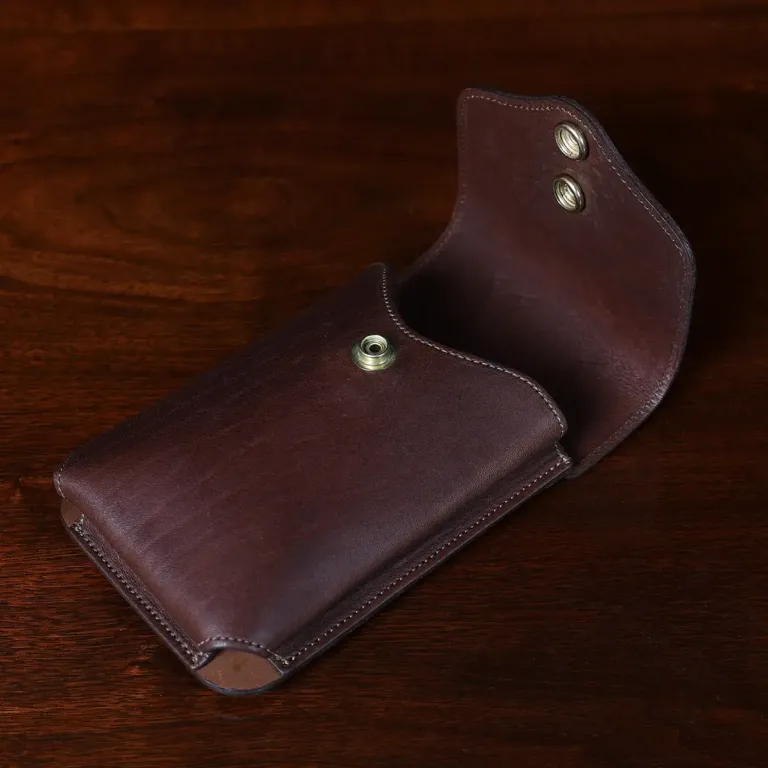 open view of the phone holster