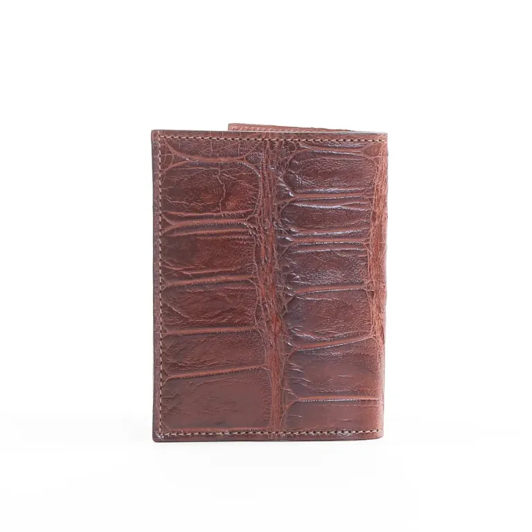 Vintage Brown American Alligator - ID 001 - back view