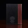 American buffalo tobacco brown no7 card wallet - back view