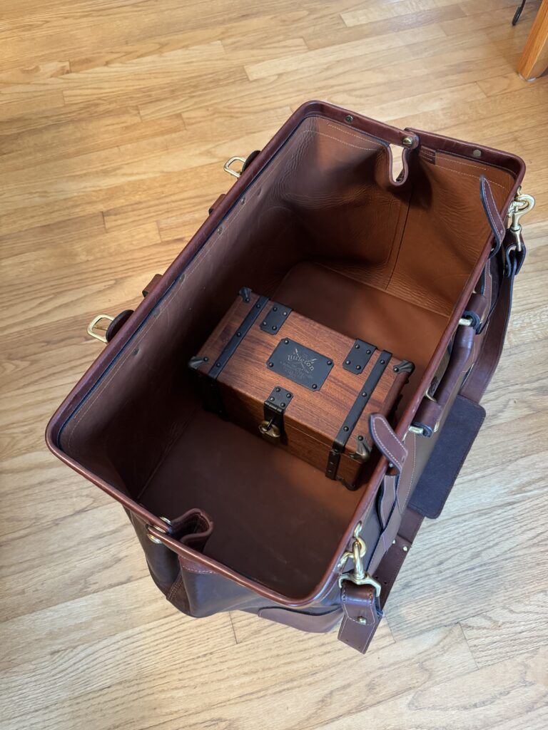 Buffalo Leather Duffle, No. 5 Grip Travel Bag | Col. Littleton