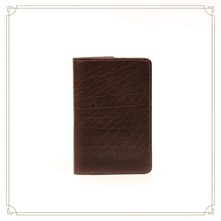 No. 27 Passport Journal in Tobacco Buffalo - front view