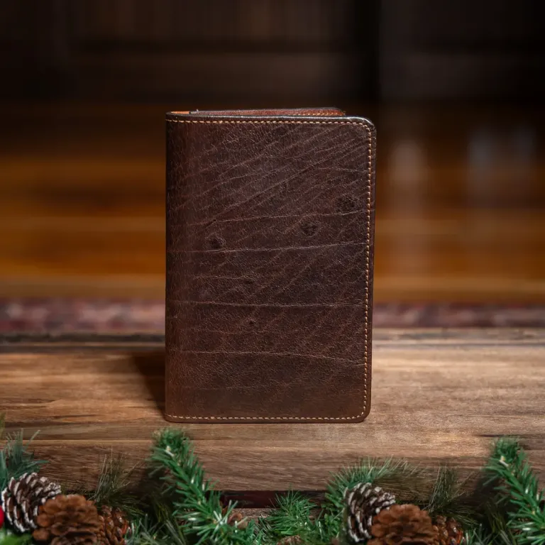 No. 27 Passport Journal in Tobacco Buffalo - front view