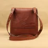 front view of the derby hand bag with a brand - back view