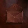 open view of Vintage Brown Emissary Envelope Pocket
