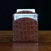 american alligator front pocket wallet - id 001 - front side