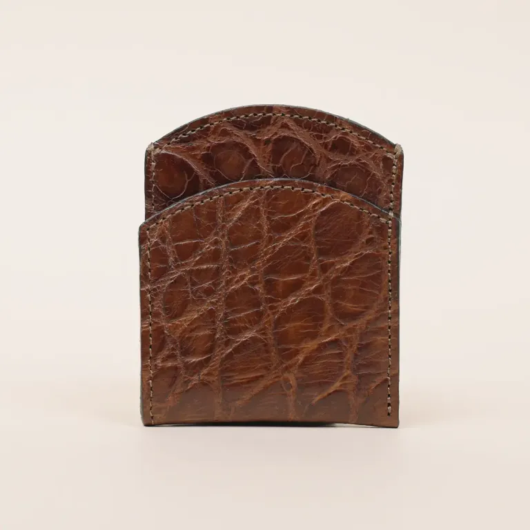 american alligator front pocket wallet - id 003 - front side