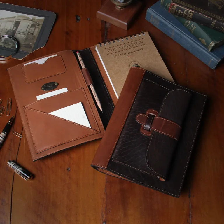 Leather Notebook | American Buffalo | Col. Littleton