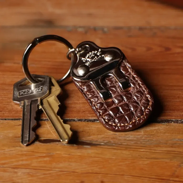 Best Leather Key Ring Personalized No. 3 | Col. Littleton