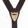 Col Littleton No. 2 Buffalo Leather Suspenders