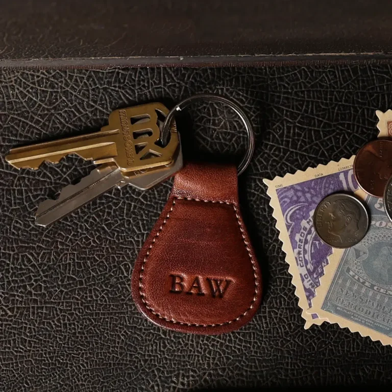 No. 6 Key Ring - Vintage Brown | Col. Littleton