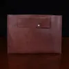 no 11 pocket in vintage brown showing the backside