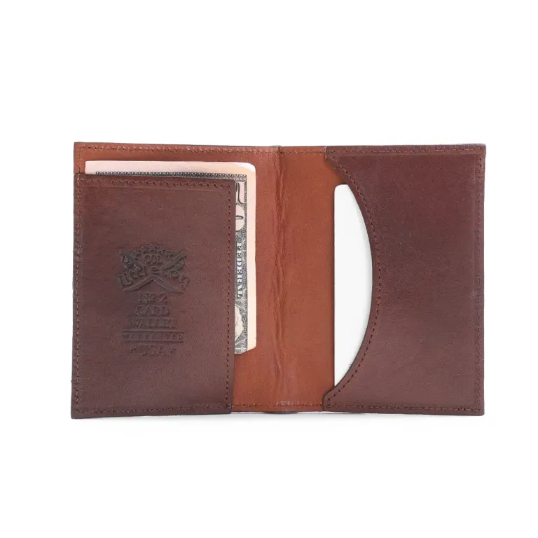 Vintage Brown American Alligator - ID 001 - open view