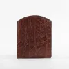 American alligator front pocket wallet - id 001 - back side