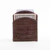 american alligator front pocket wallet - id 003 - front side
