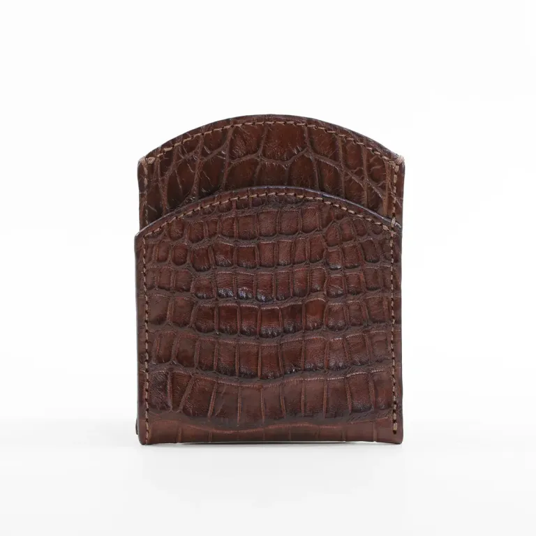 american alligator front pocket wallet - id 003 - front side