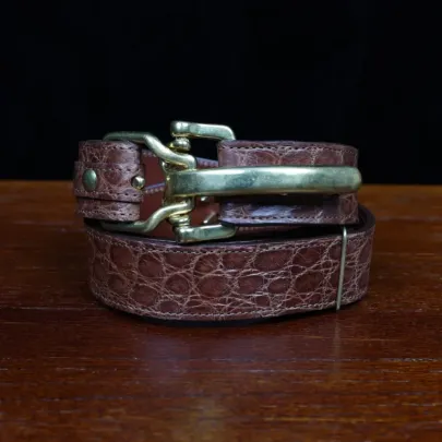No. 5 Small Cinch Belt - One-of-a-kind - American Alligator | Col