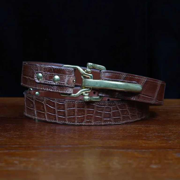 No. 4 XLarge Belt - One-of-a-kind - American Alligator | Col