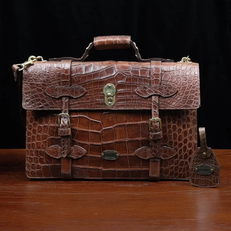 American Alligator Leather Travel Bag No. 1 Grip | Col. Littleton