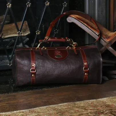 Leather Duffel Travel Bag No. 5 Grip | Col. Littleton