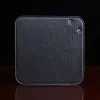 no 3 tobacco brown american buffalo leather bison mousepad - back