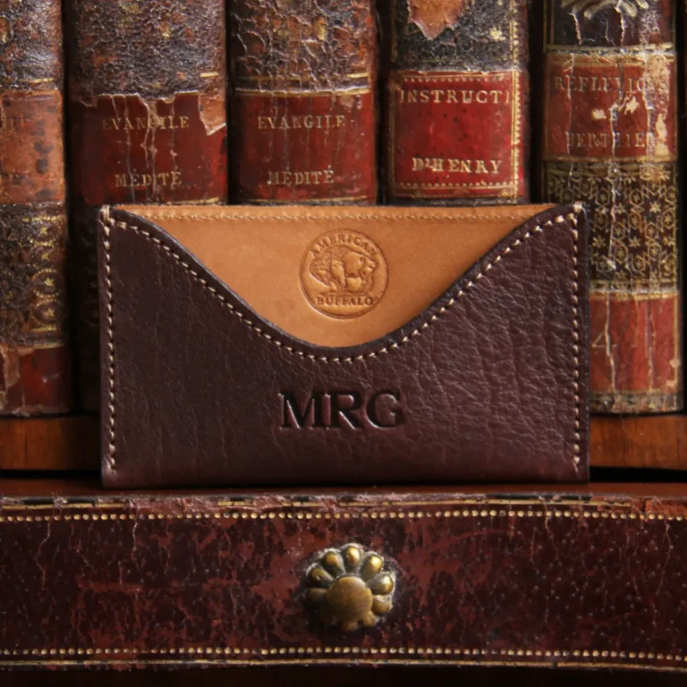 Leather Front Pocket Wallet, No. 33 | Col. Littleton