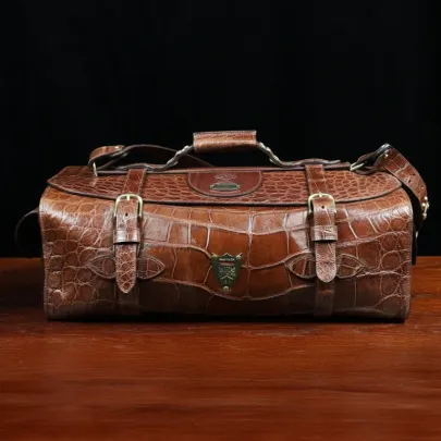 American Alligator Leather Briefcase No. 1943 Navigator | Colonel