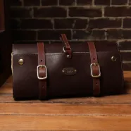 【極厚極美品】BUFFALO TRACKS アメリカンバイソン　高級ボディバッグ Buffalo Leather Travel Bag No. 1 Grip | Colonel Littleton