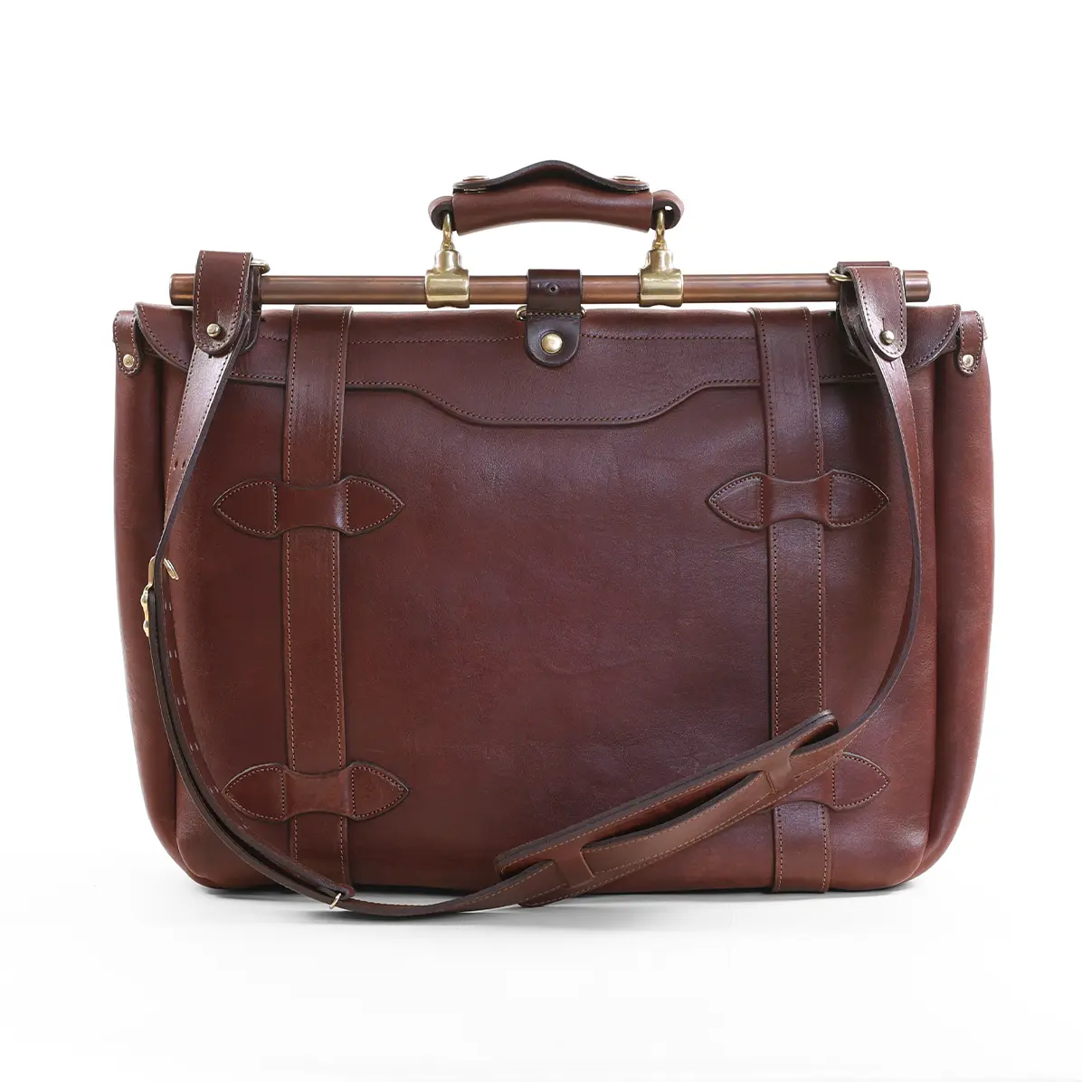 Leather Messenger Book Bag for Laptop | Col. Littleton