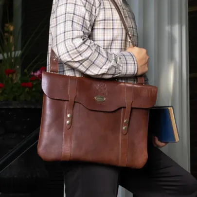 Leather Briefcase No. 16 Document Bag | Col. Littleton