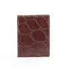 American Alligator front pocket wallet, showing the back- id 003