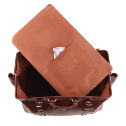 Leather Duffel Travel Bag No. 5 Grip | Col. Littleton