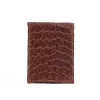 no 4 cardcase wallet in alligator - id 003 - back view