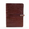 No. 18 Portfolio in Vintage Brown American Alligator - ID 002 - front view