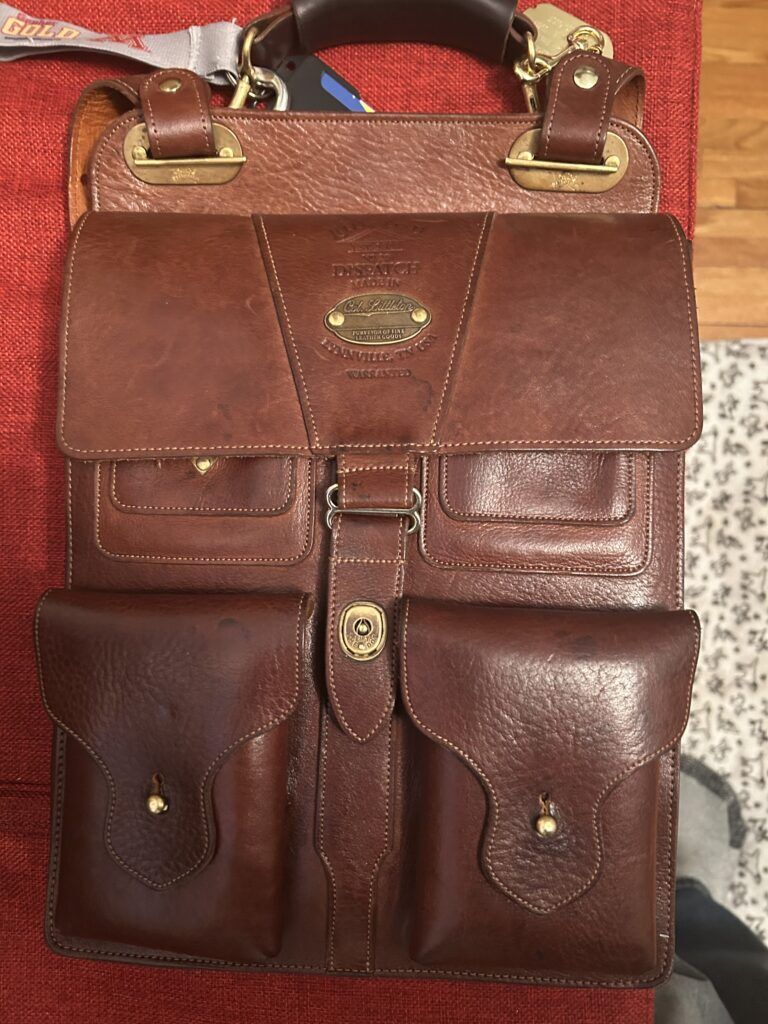 Leather Briefcase No. 20R Dispatch Bag | Col. Littleton