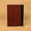 leather composition journal with rugged leather