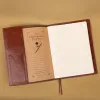 leather composition journal with rugged leather