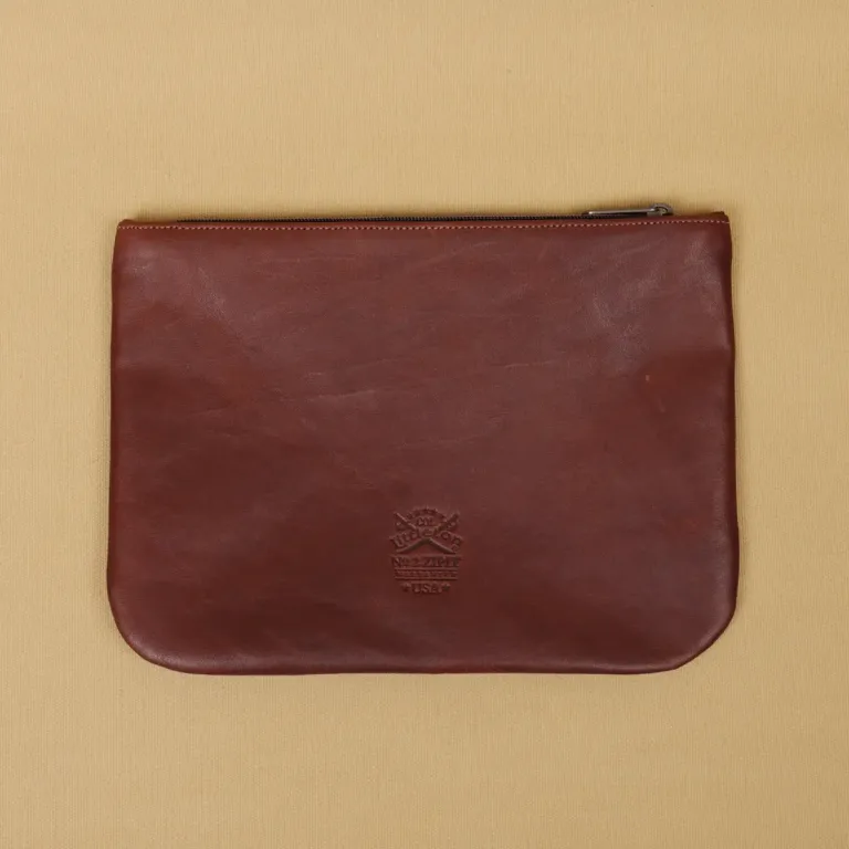 colonel littletons private stock zip it bag with a brand showing the back