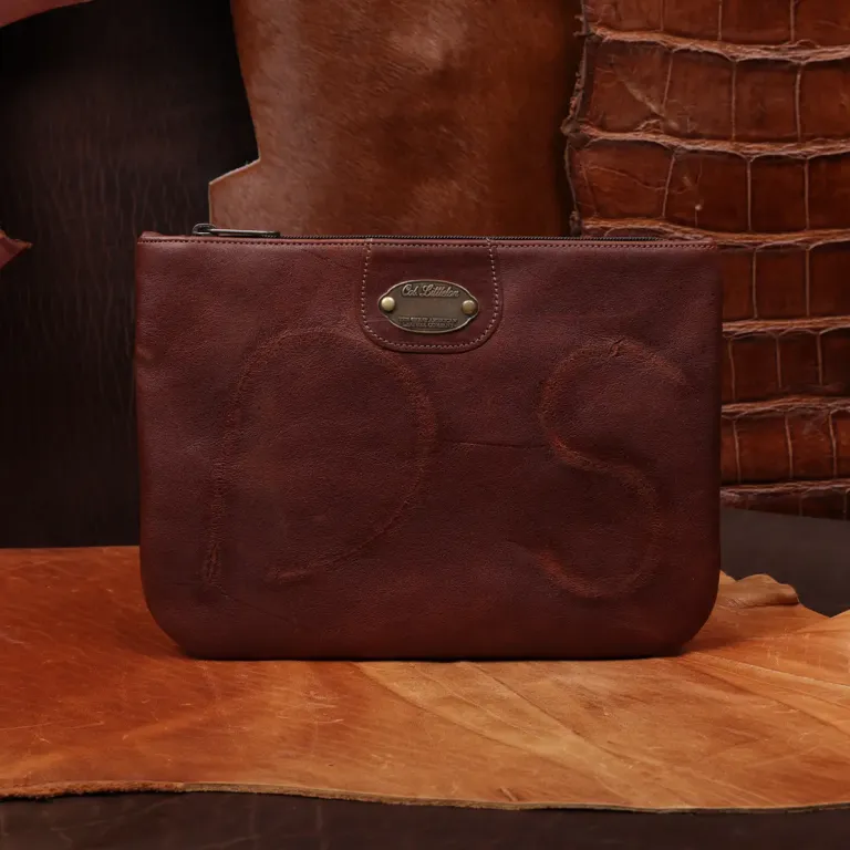 colonel littletons private stock zip it bag with a brand showing the front