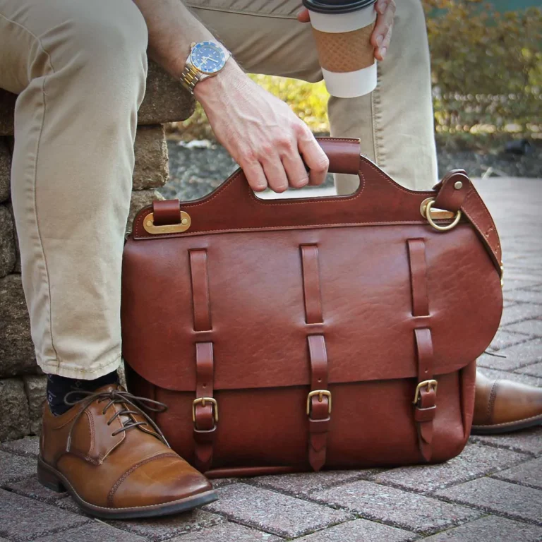 Leather Briefcase No. 16 Document Bag | Col. Littleton