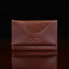 no 33 vintage brown wallet showing the front side