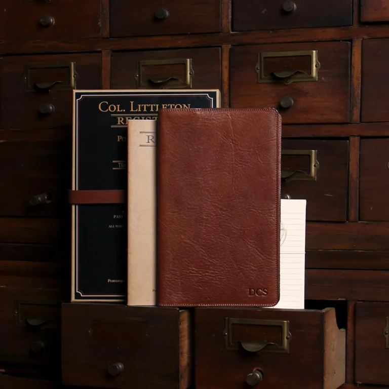 No. 27 Leather Pocket Journal - Vintage Brown | Col. Littleton