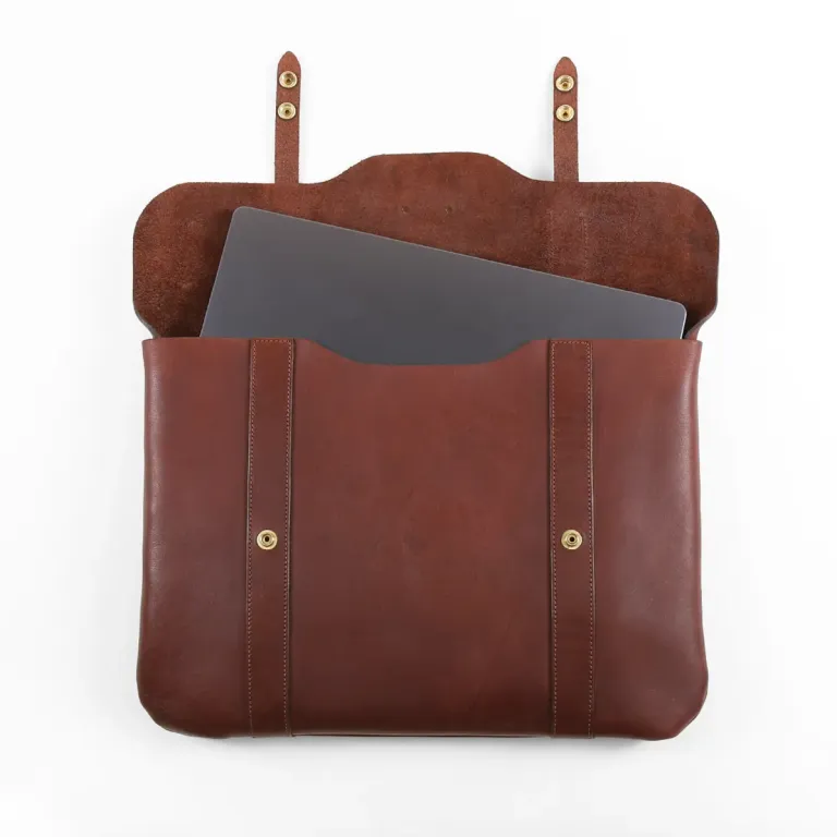 front open view of the No 16 document bag