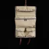 CL - No. 2 Shave Dopp Kit in Vintage Brown American Alligator with No. 8 Khaki Cotton Canvas Lining - Serial Number 001 - open view