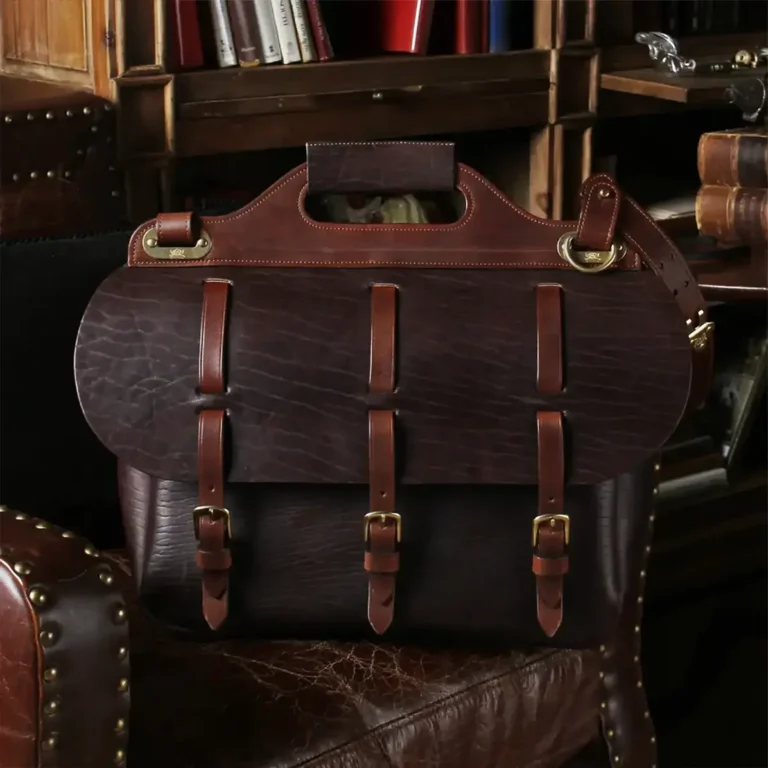 American Alligator Briefcase No. 1 Saddlebag | Colonel Littleton