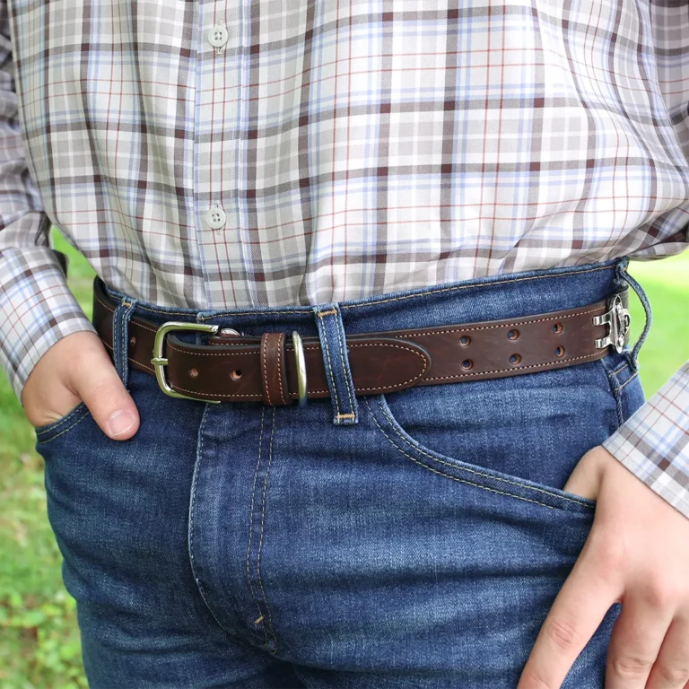 No. 1 Leather Belt - Black Italian Bridle Leather | Col. Littleton
