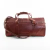No. 1 Branded Leather Grip bag in Colonel's Private Stock - back view