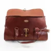 No. 1 Branded Leather Grip bag in Colonel's Private Stock - open view