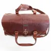 No. 1 Branded Leather Grip bag in Colonel's Private Stock - top view