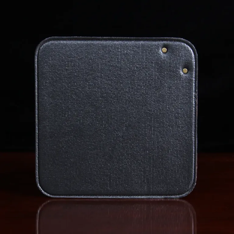 no 3 tobacco brown american buffalo leather bison mousepad - back