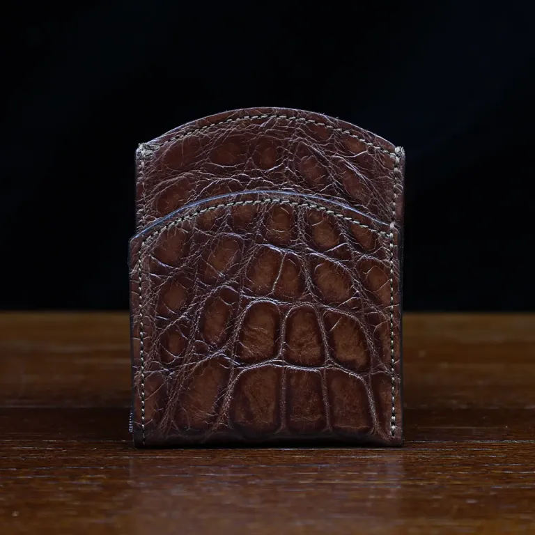 american alligator front pocket wallet - id 003 - front side